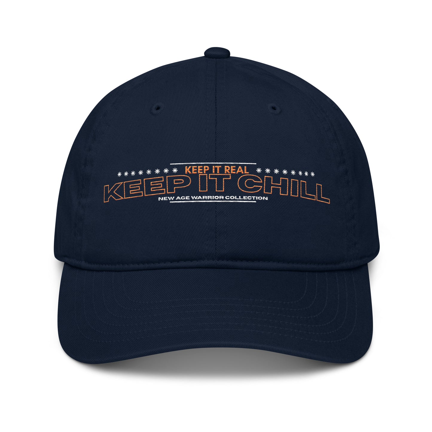 Keep it Real Keep it Chill Cap – Nachhaltige Bio Baumwolle in der Farbe: dunkelblau