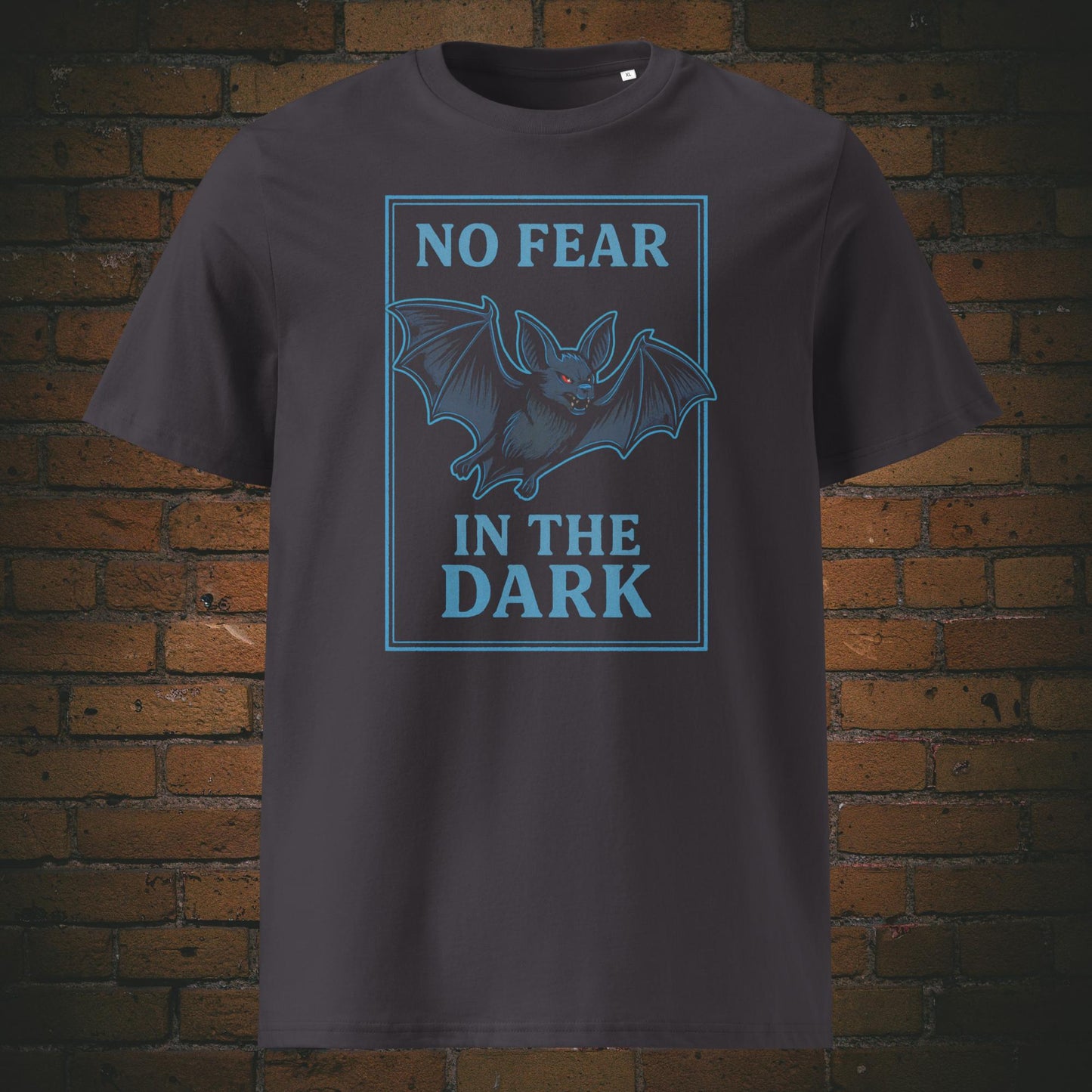 Urbanes Fledermaus Shirt mit Spruch - T-Shirt hat die farbe: anthrazit