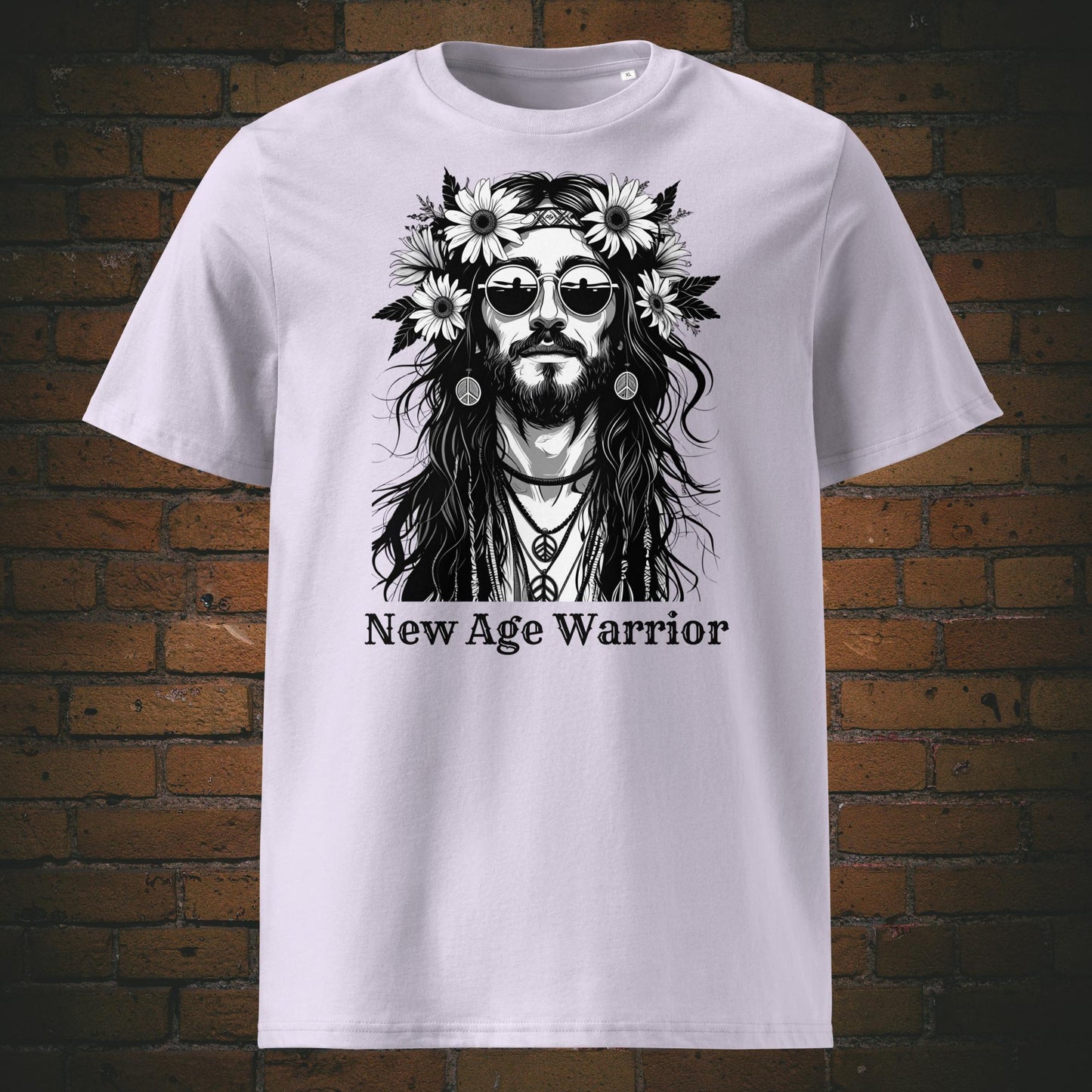Dieses New Age Warrior T-Shirt ist mehr als nur ein Kleidungsstück – es ist deine Rüstung für Frieden, Freiheit und bewussten Lifestyle. Mit der ausdrucksstarken schwarz-weißen Hippie-Grafik auf 100 % organischer, ringgesponnener Baumwolle setzt du ein kraftvolles Statement: für Stil, Nachhaltigkeit und gute Vibes. Super weich, angenehm zu tragen und zertifiziert nach GOTS, OCS sowie OEKO-TEX – damit du dich rundum wohlfühlst, innen wie außen. in Grau für mann und frau