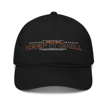 Keep it Real Keep it Chill Cap – Nachhaltige Bio Baumwolle in der Farbe: schwarz
