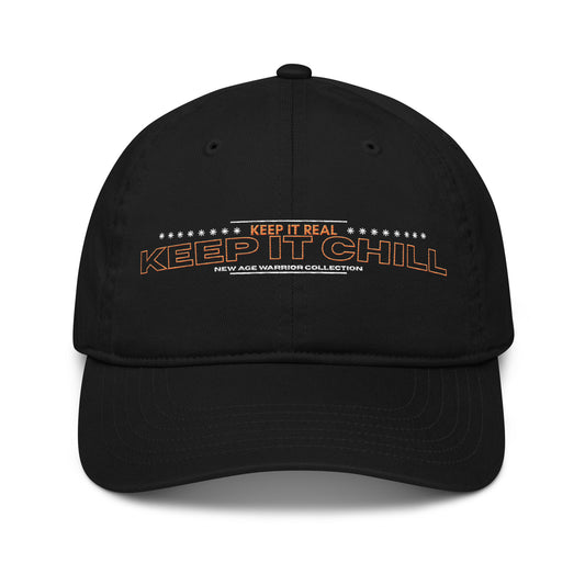 Keep it Real Keep it Chill Cap – Nachhaltige Bio Baumwolle in der Farbe: schwarz