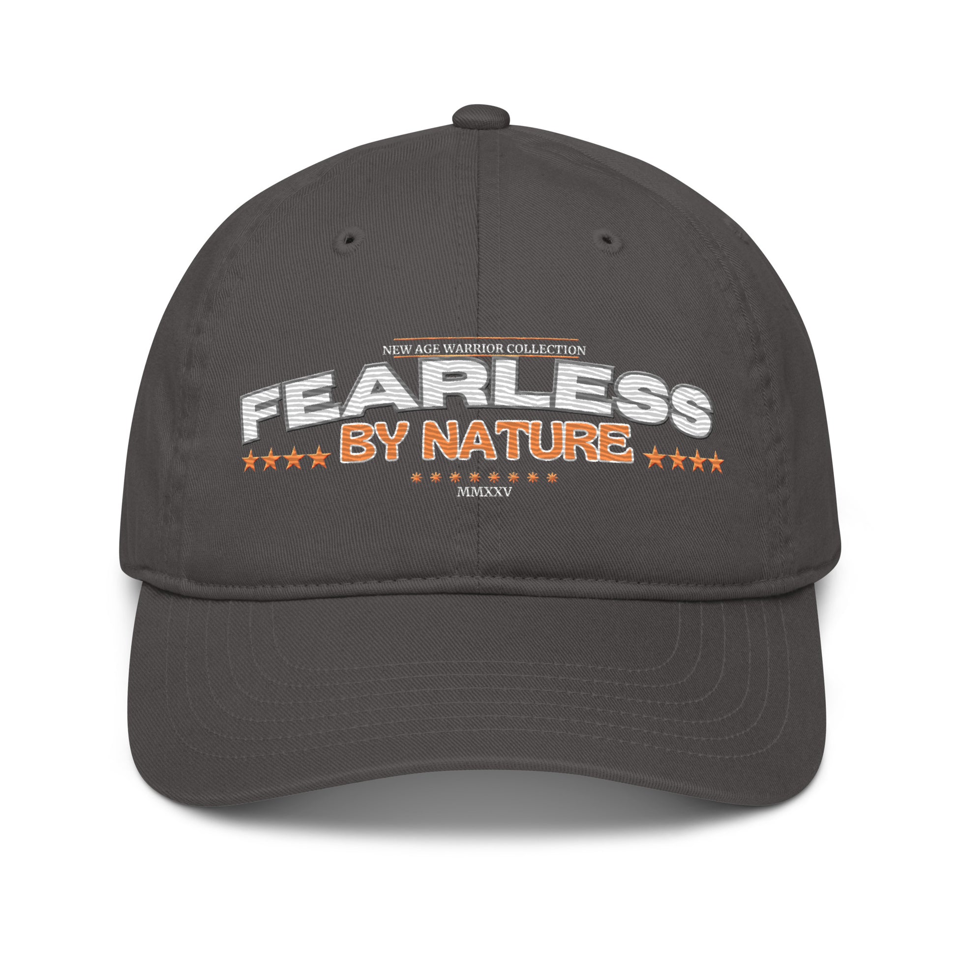 Nachhaltige Bio Baumwolle Baseball Cap - Fearless by Nature in der Farbe grau