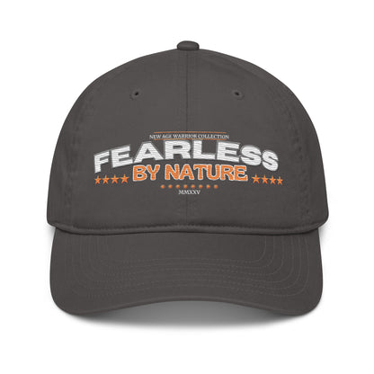 Nachhaltige Bio Baumwolle Baseball Cap - Fearless by Nature in der Farbe grau