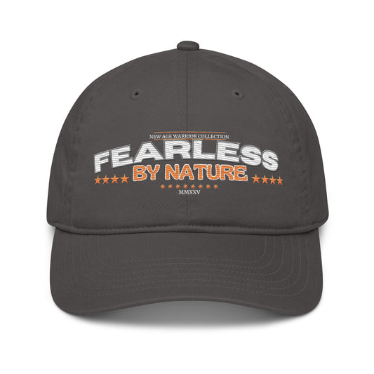 Nachhaltige Bio Baumwolle Baseball Cap - Fearless by Nature in der Farbe grau