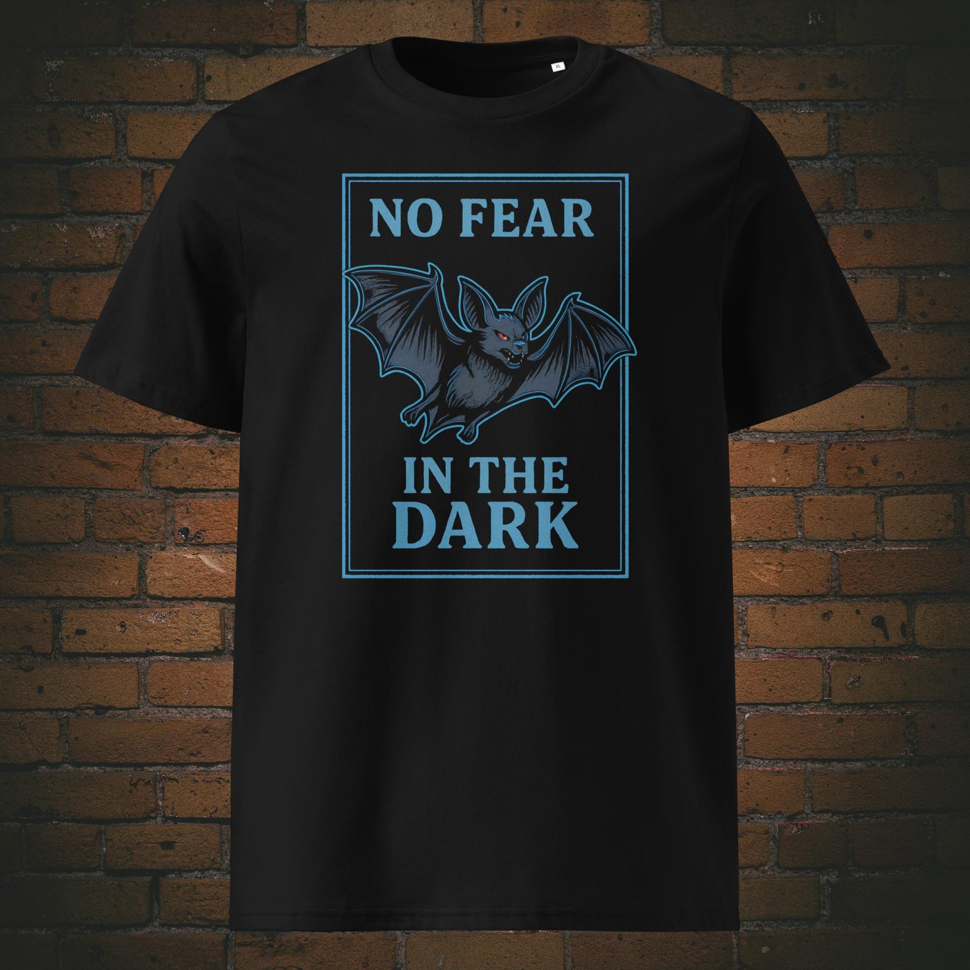 Urbanes Fledermaus Shirt mit Spruch - T-Shirt hat die farbe: schwarz