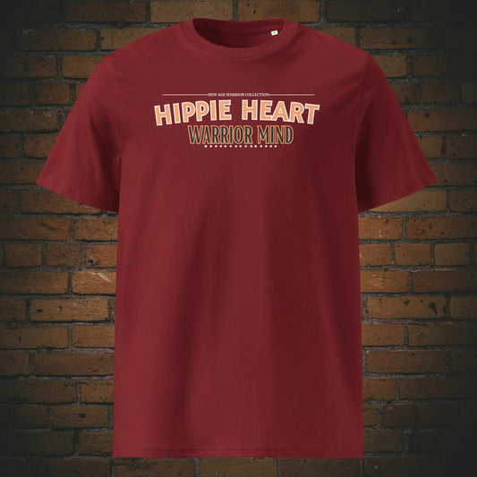 Spruch Bio-Baumwoll T-Shirt Unisex in weinrot