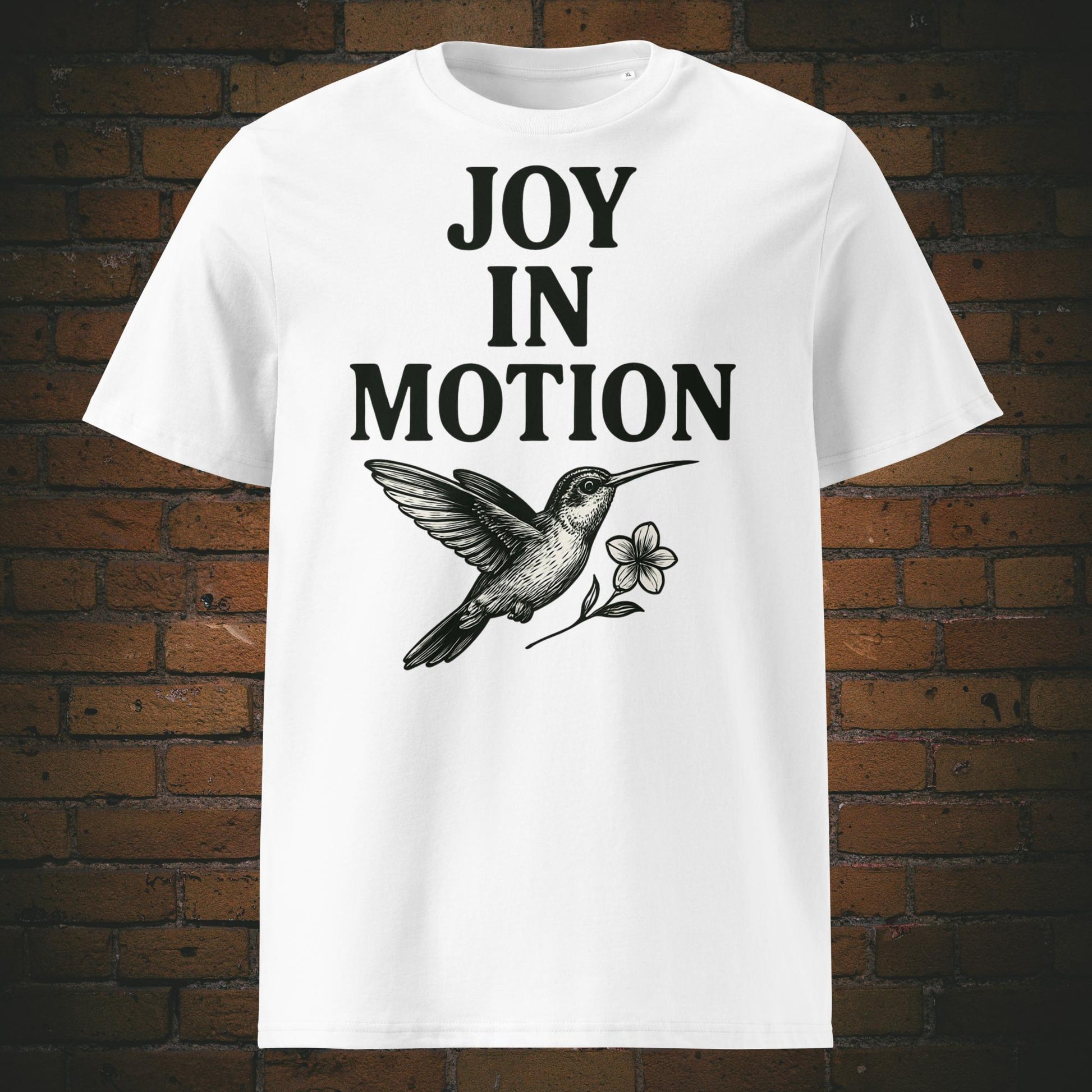 Kolibri Shirt mit Spruch Minimalistisch - T-Shirt in Farbe: weiß